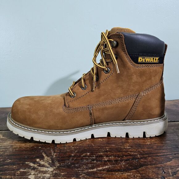 Dewalt Flex Mens Steel Toe Safety Work Boot Sundance Brown 10.5 WIDE - Picture 3 of 15